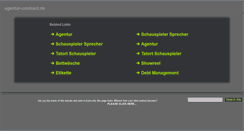 Desktop Screenshot of agentur-contract.de
